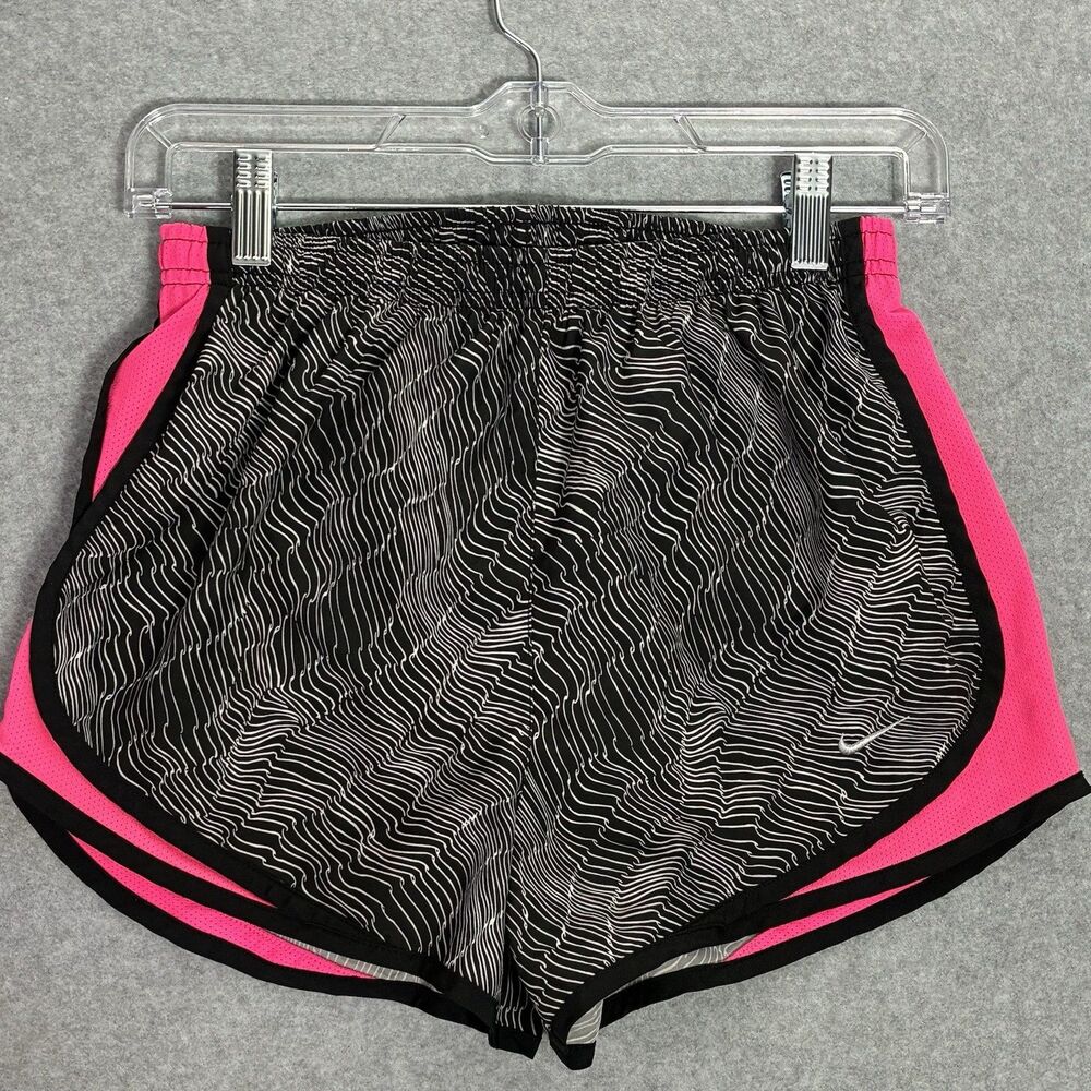 Nike Dri-FIT Women’s Running Shorts Medium Black Pink Active Athletic